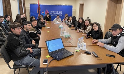 Students and educators of Berd State Multifunctional College visited the Corruption Prevention Commission